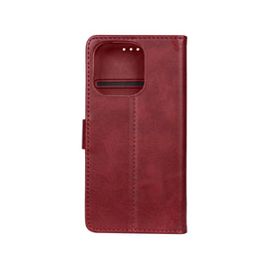 Rixus Boekhoesje For Apple iPhone 16 Pro Donkerrood