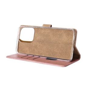 Rixus Boekhoesje For Apple iPhone 16 Pro Max Roze