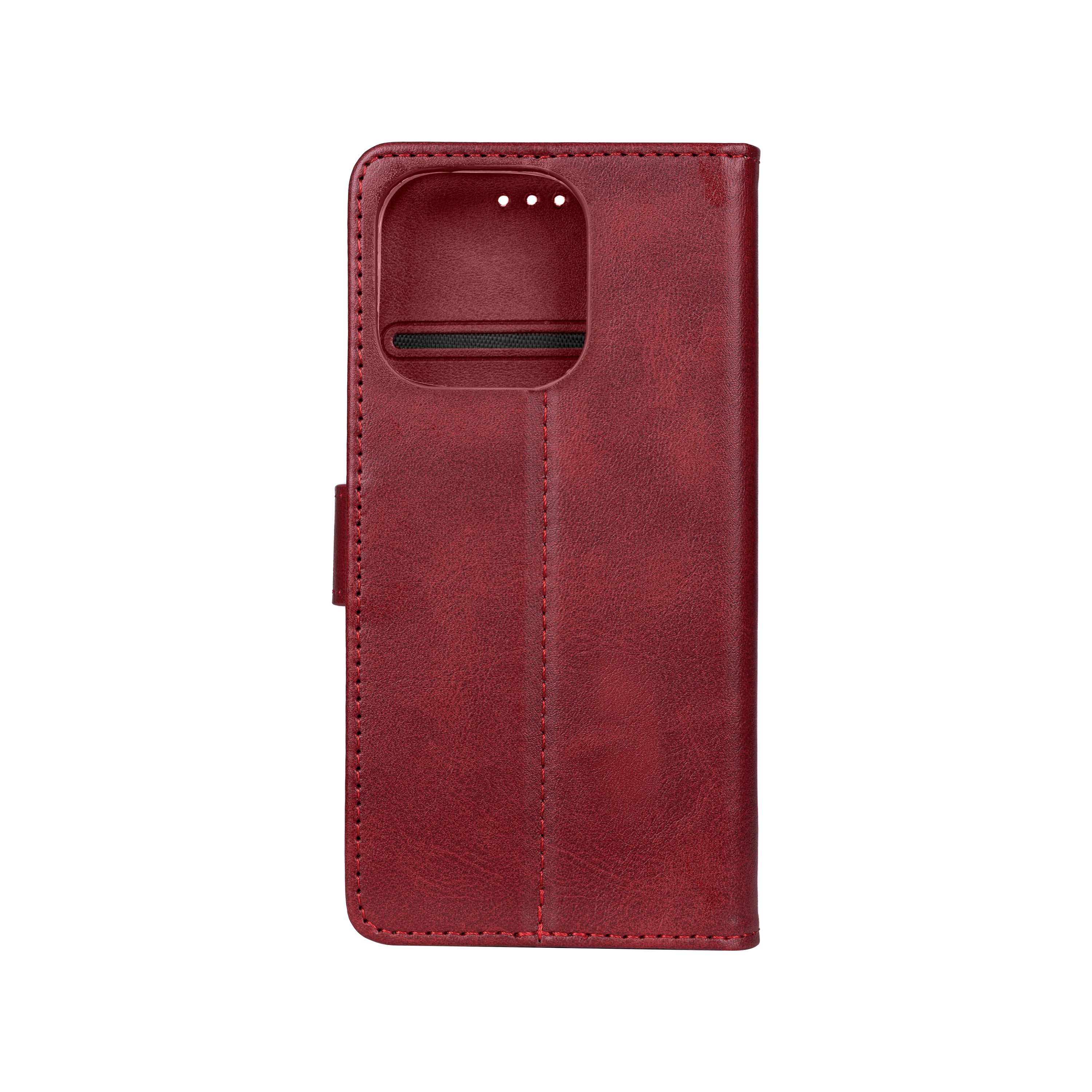 Rixus Boekhoesje For Apple iPhone 16 Pro Max Donkerrood