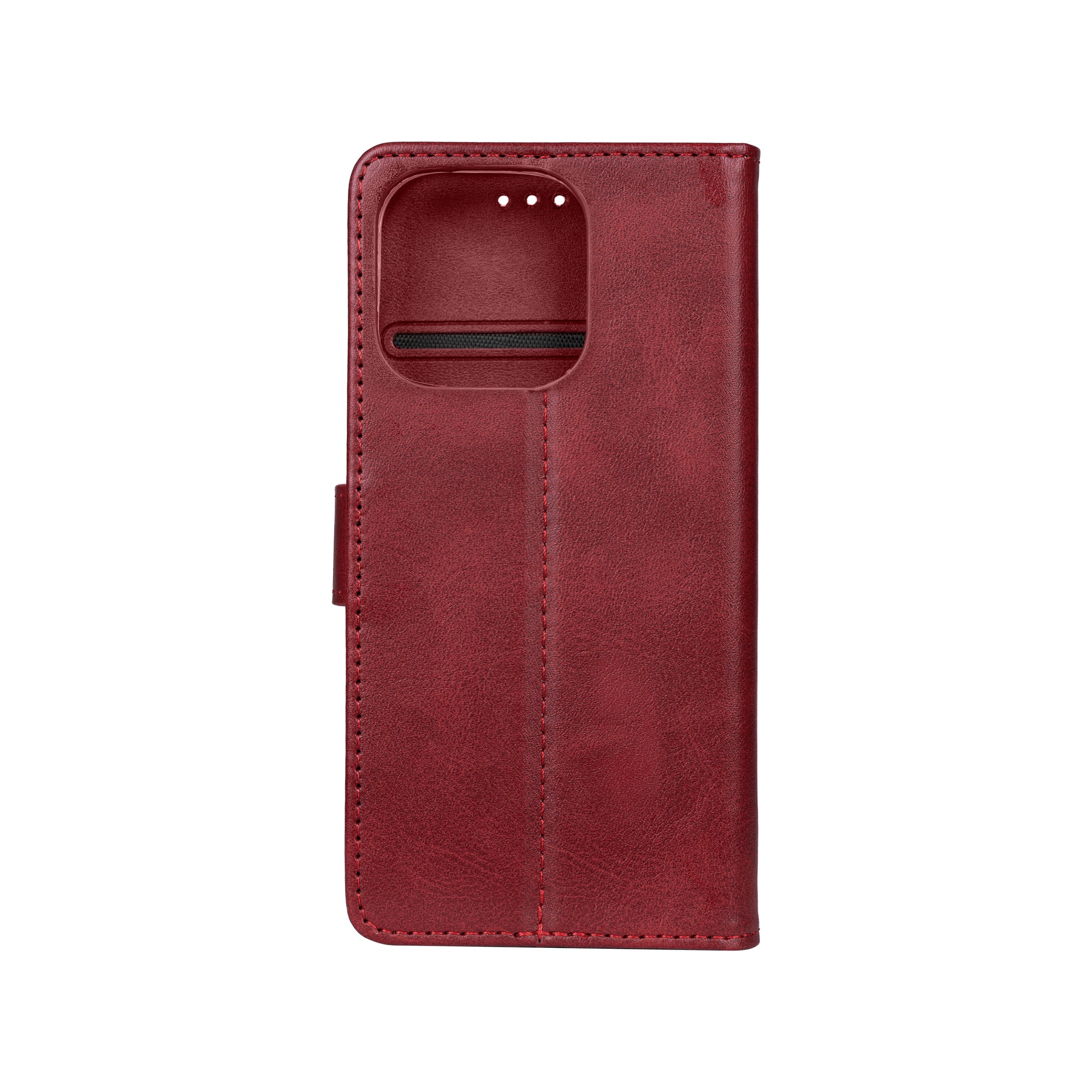 Rixus Boekhoesje For Apple iPhone 16 Pro Max Donkerrood