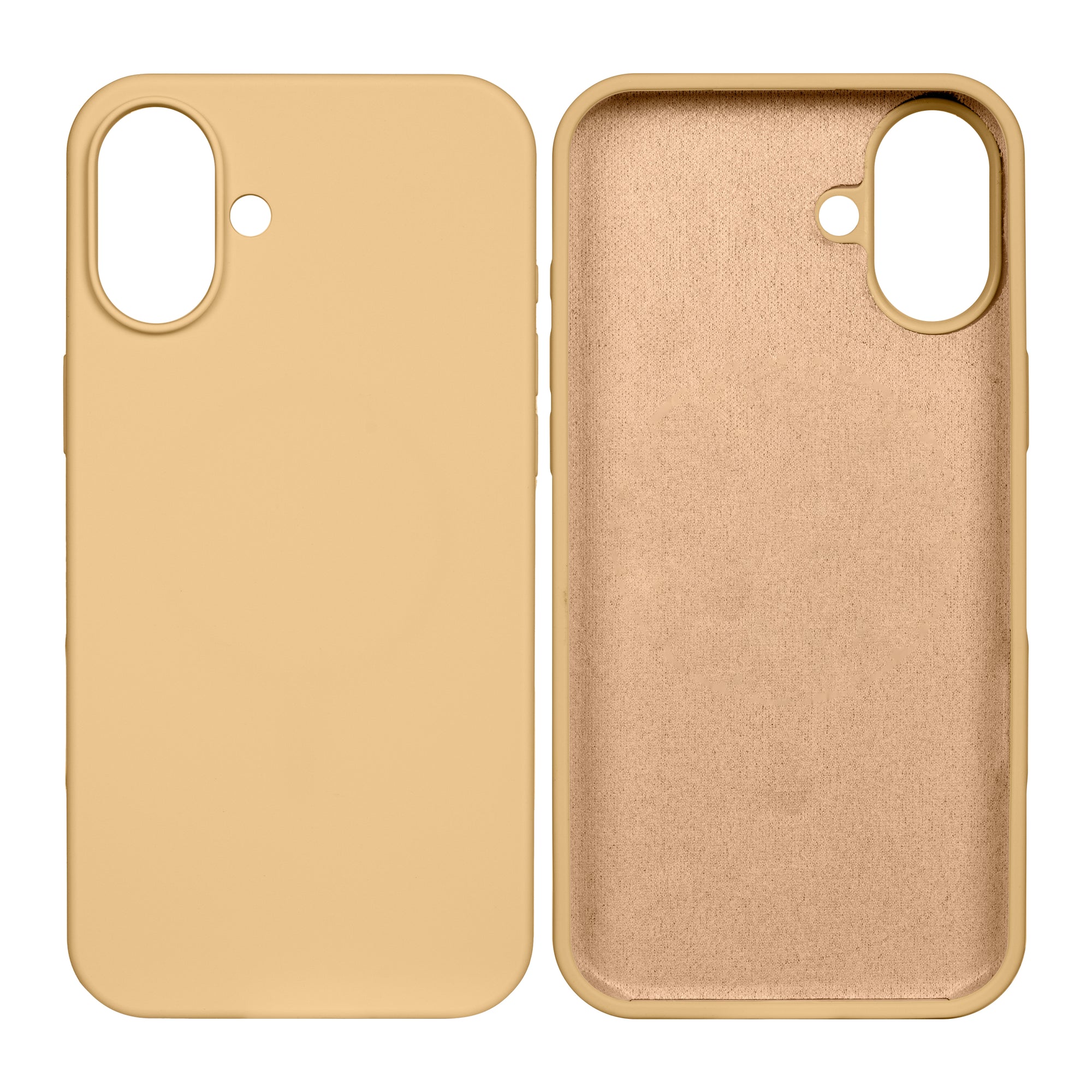 Rixus Zacht TPU Telefoonhoesje For Apple iPhone 16 Plus Goud
