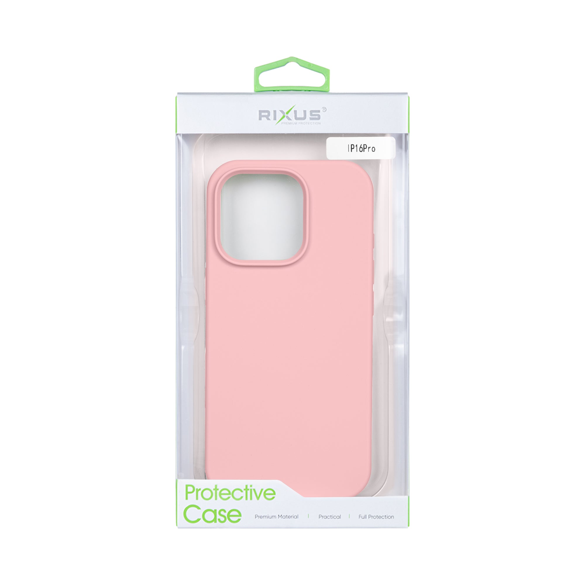 Rixus Soft TPU Phone Case With MagSafe Compatible For Apple iPhone 16 Pro Pink