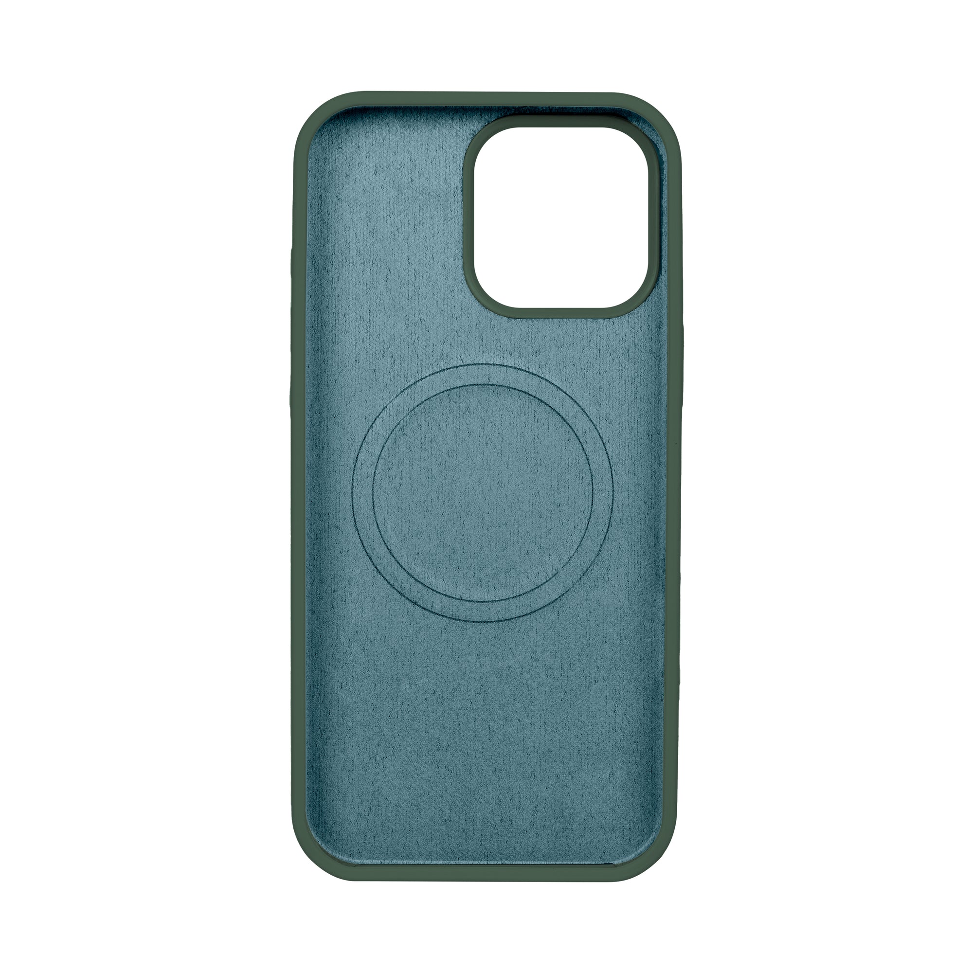 Rixus Soft TPU Phone Case With MagSafe Compatible For Apple iPhone 16 Pro Dark Green