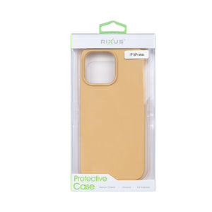 Rixus Soft TPU Phone Case With MagSafe Compatible For Apple iPhone 16 Pro Max Gold