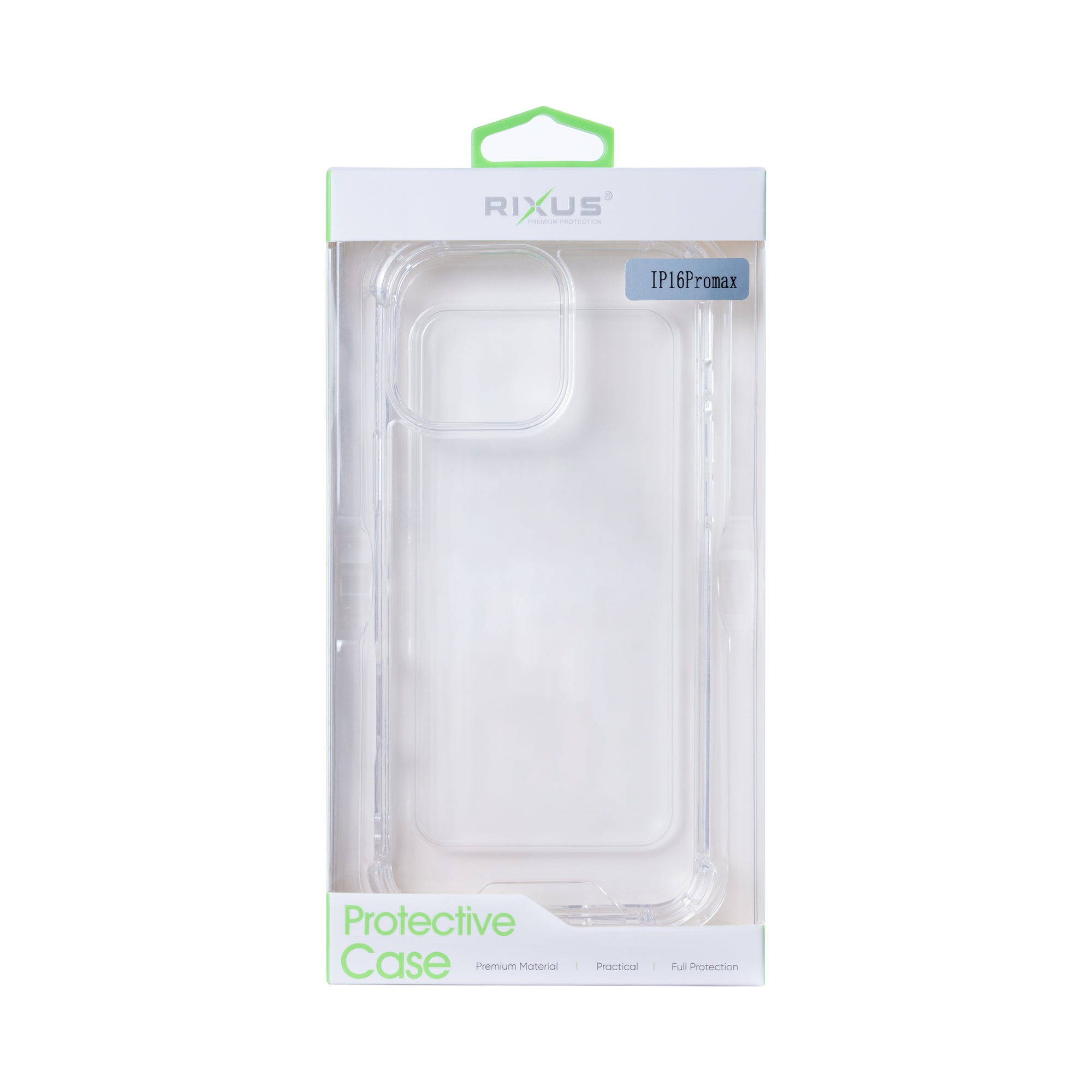 Rixus Anti-Barst Hoesje For Apple iPhone 16 Pro Max Transparant