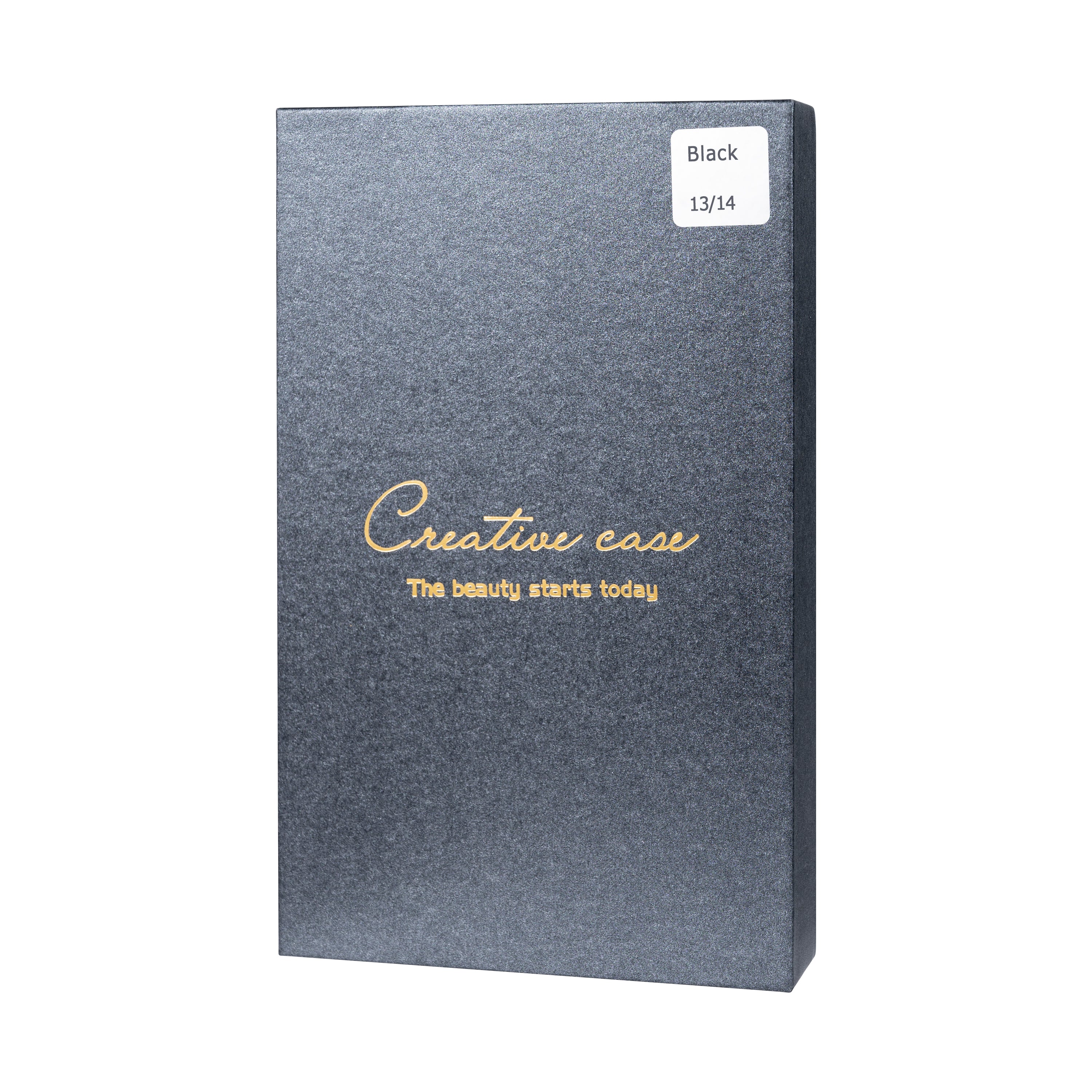 Voor iPhone 13, 14 Smart Ink telefoonhoesje zwart