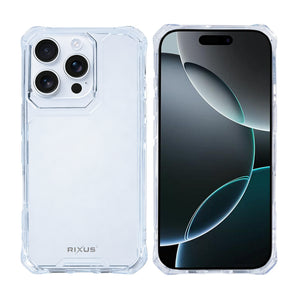 Rixus Armor-X Anti Shock Case For Apple iPhone 16 Pro Transparant