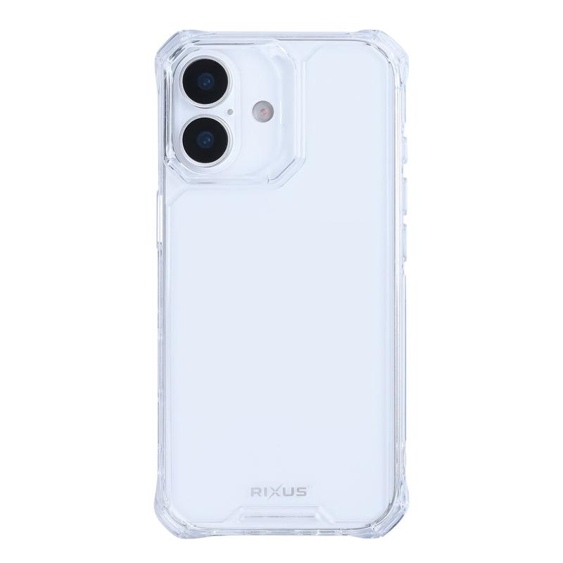 Rixus Armor-X Anti Shock Case For Apple iPhone 16 Plus Transparant