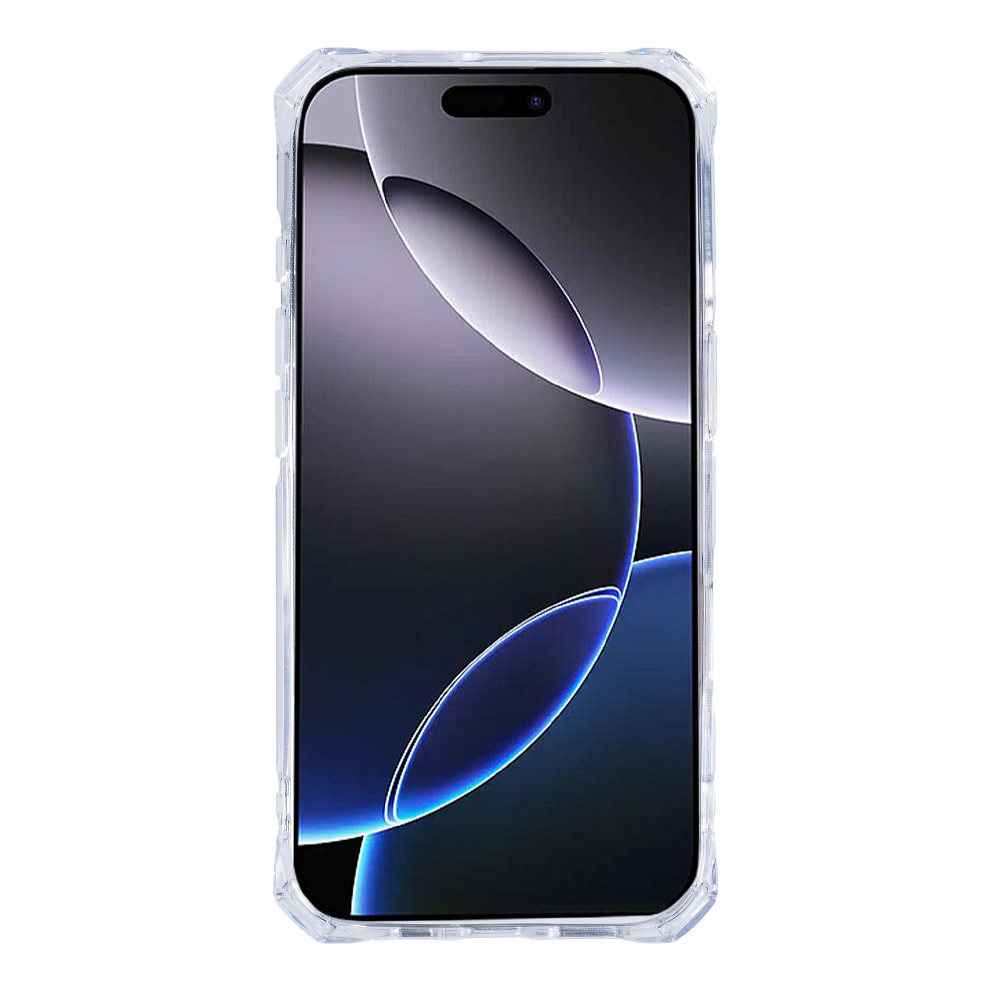 Rixus Armor-X Anti Shock Case With MagSafe Compatible For Apple iPhone 16 Pro Max Transparent