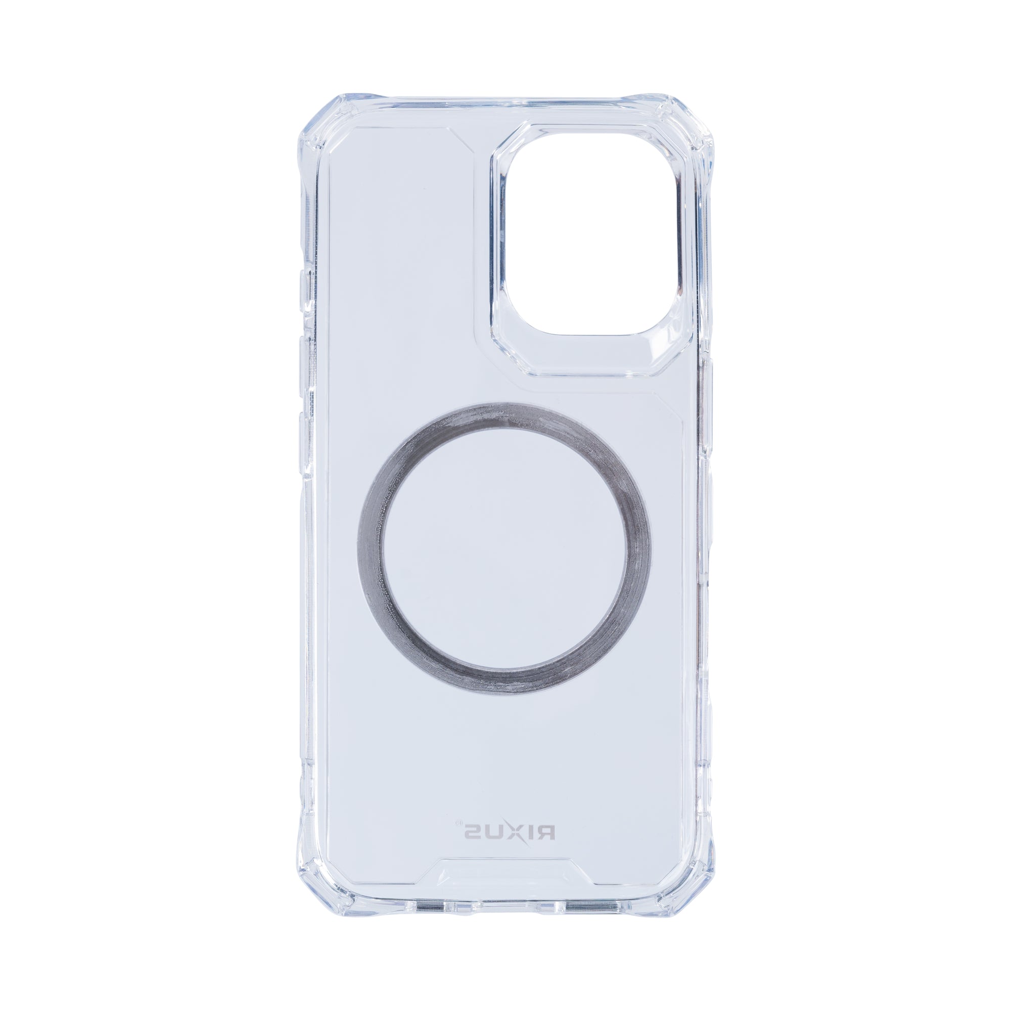Rixus Armor-X Anti Schok Hoesje Met MagSafe For Apple iPhone 16 Plus Transparant