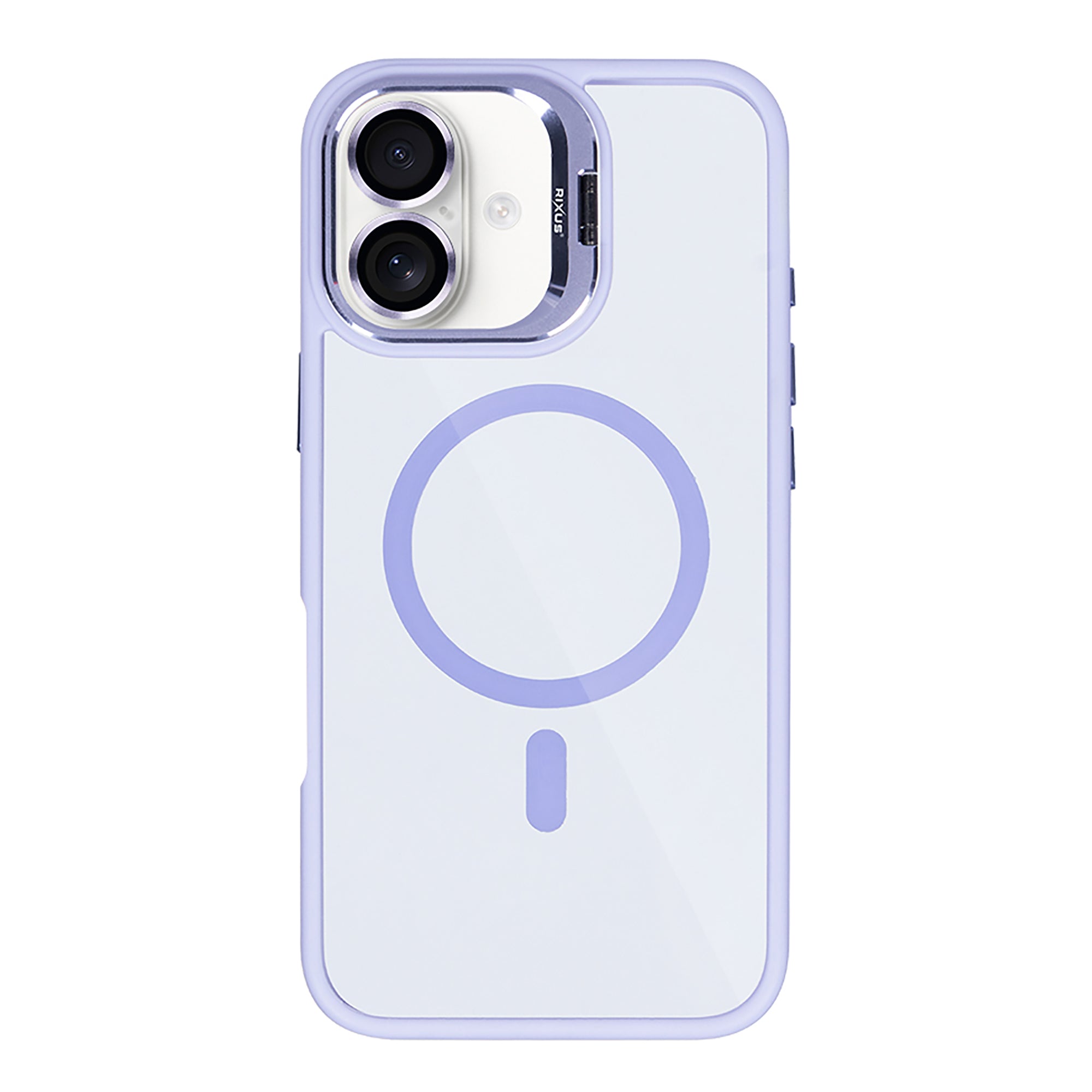 Rixus Classic 03 Case With MagSafe Compatible For Apple iPhone 16 Light Purple