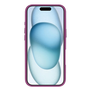 Rixus Classic 03 Case With MagSafe Compatible For Apple iPhone 16 Pro Dark Pink