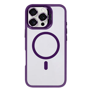 Rixus Classic 03 Case With MagSafe Compatible For Apple iPhone 16 Pro Max Deep Purple