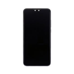 Huawei Y9 (2019) scherm en digitizer met frame Midnight Black OEM