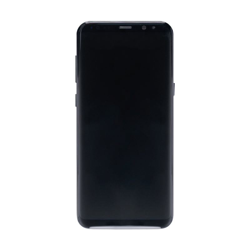 Samsung Galaxy S8 Plus G955F Beeldscherm en Digitizer met Frame Middernacht Zwart Refurbished