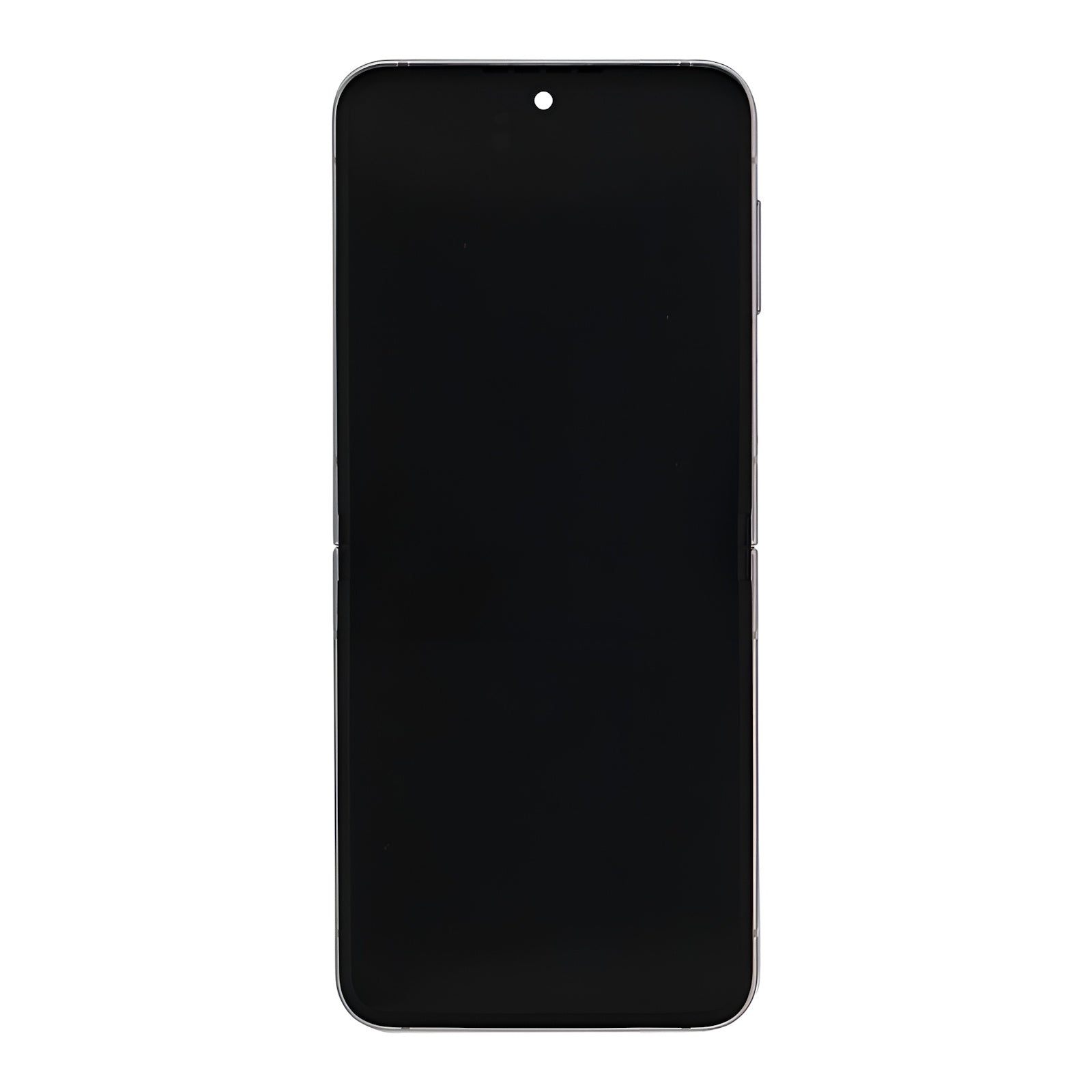 Samsung Galaxy Z Flip6 F741B Hoofdscherm en digitizer met frame Silver Shadow Service Pack