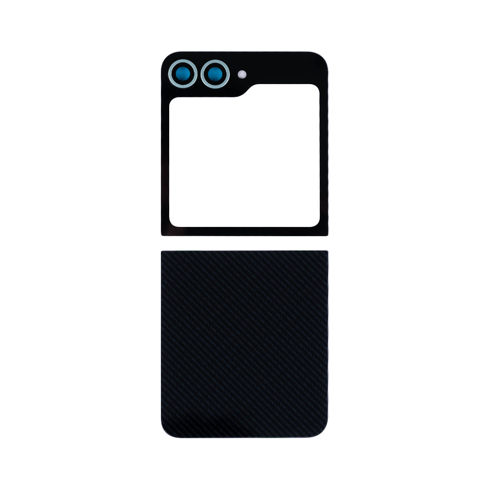 Samsung Galaxy Z Flip6 F741B achterkant set met lens zwart OEM