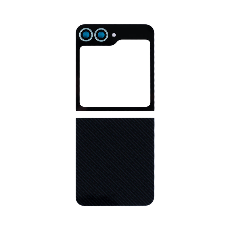 Samsung Galaxy Z Flip6 F741B achterkant set met lens zwart OEM