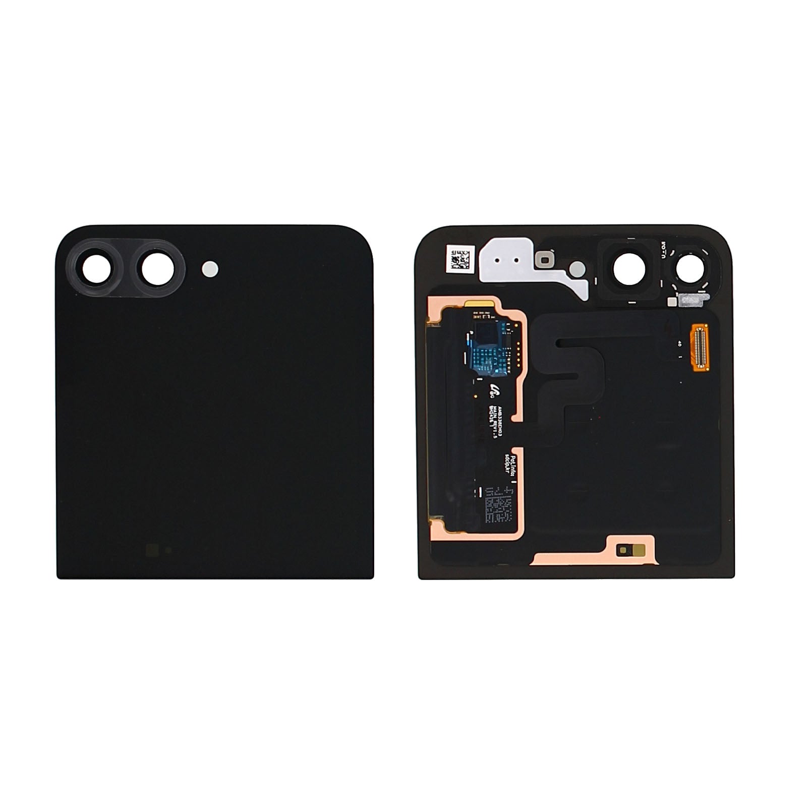 Samsung Galaxy Z Flip6 F741B Subscherm en Digitizer Zwart Service Pack