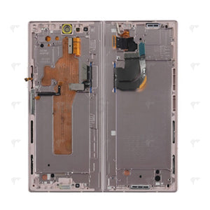 Samsung Galaxy Z Fold6 F956B Hoofdscherm en digitizer met frame Roze servicepakket