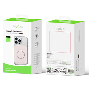 Rixus RXCH20P Card Holder With MagSafe Compatible Pink