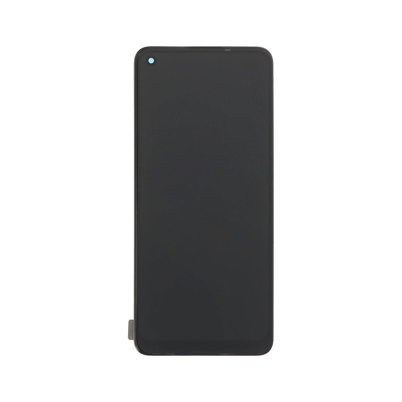 Oppo A78 4G-scherm en digitizer met frame Mist Black OEM
