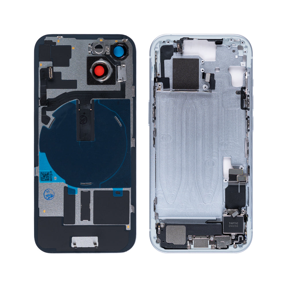 For Apple 15 behuizing met kleine onderdelen blauw OEM