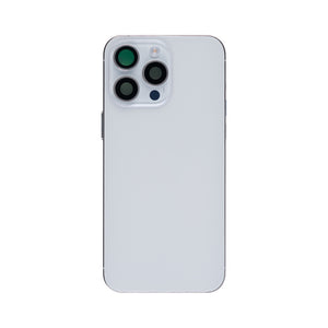 For Apple 15 Pro Max behuizing met kleine onderdelen wit titanium OEM