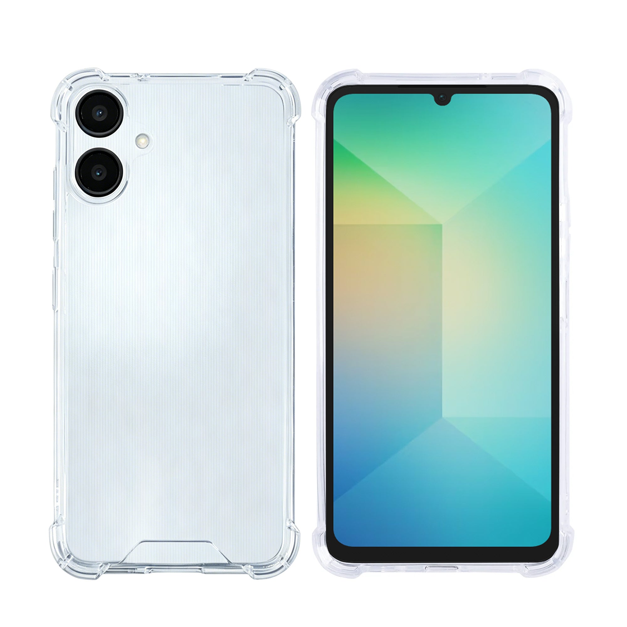 Rixus Anti-Barst Hoesje Voor Samsung Galaxy A06 Transparant