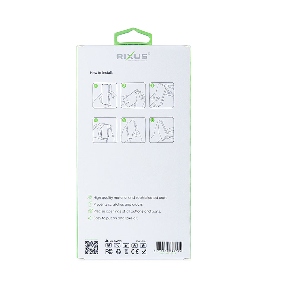 Rixus Anti-Barst Hoesje Voor Samsung Galaxy A16 Transparant