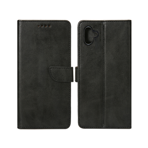 Rixus Boekenhoes Voor Samsung Galaxy A06 Zwart