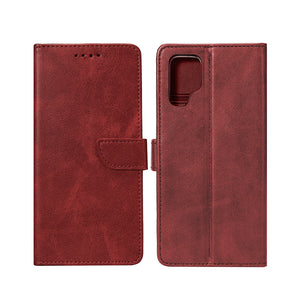 Rixus Boekhoesje Voor Samsung Galaxy S23 Ultra Donkerrood