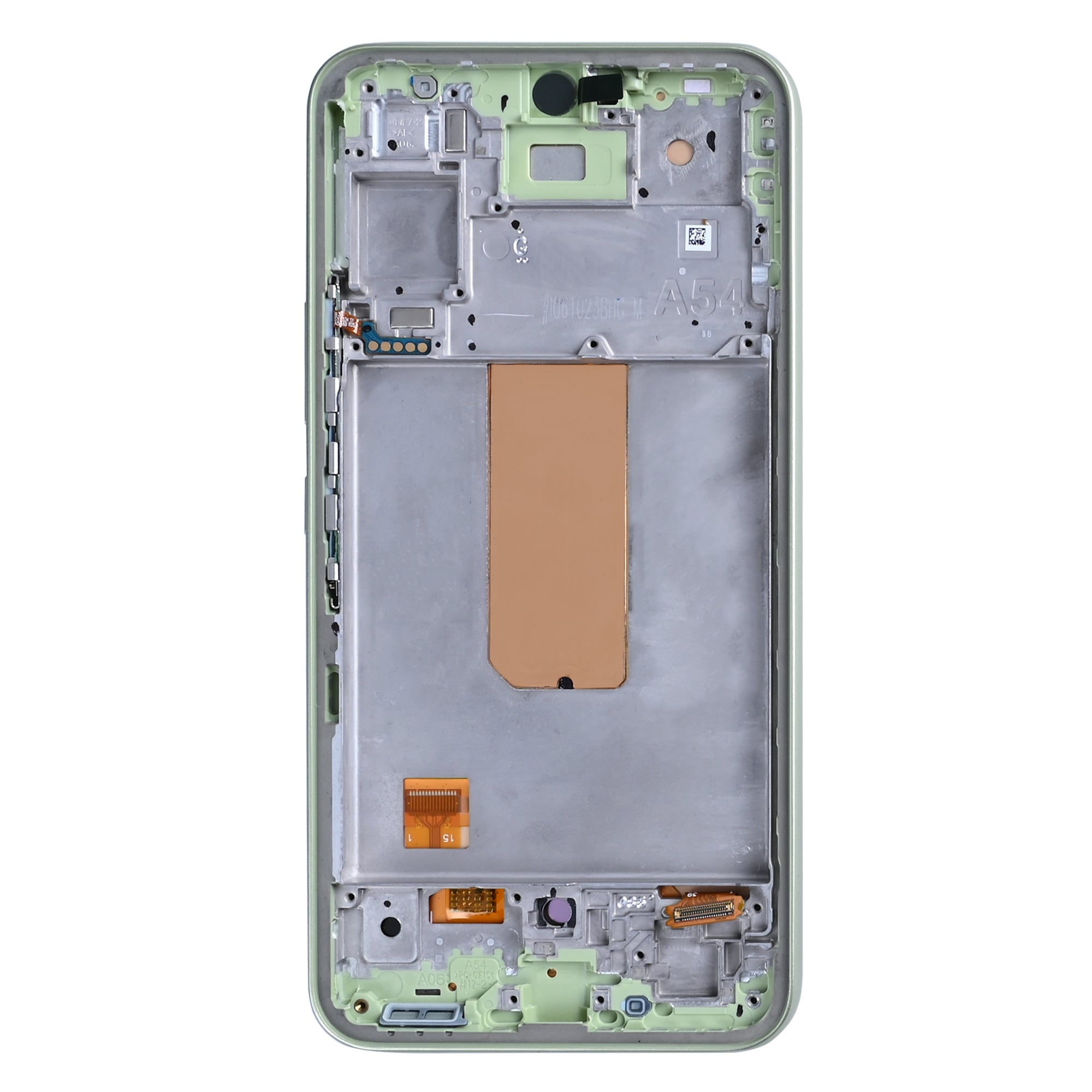 Samsung Galaxy A54 5G A546B Scherm en Digitizer met Frame Lime Soft-OLED