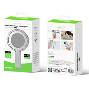 Rixus RXPH20S Mobile Phone Holder With MagSafe Compatible Silver