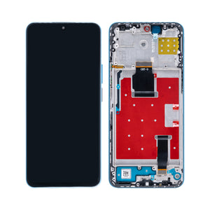 Eer X8a, 90 Lite Display en Digitizer met Frame Cyan Lake OEM