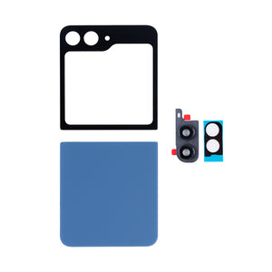 Samsung Galaxy Z Flip5 F731B achterkant set met lens blauw OEM