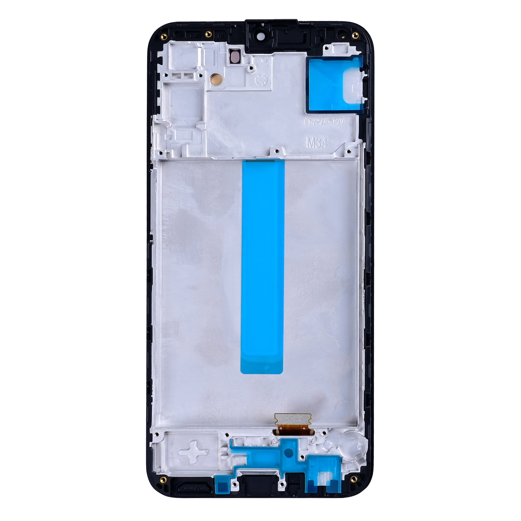 Samsung Galaxy M34 5G M346B Scherm en Digitizer met Frame Zwart Soft-OLED