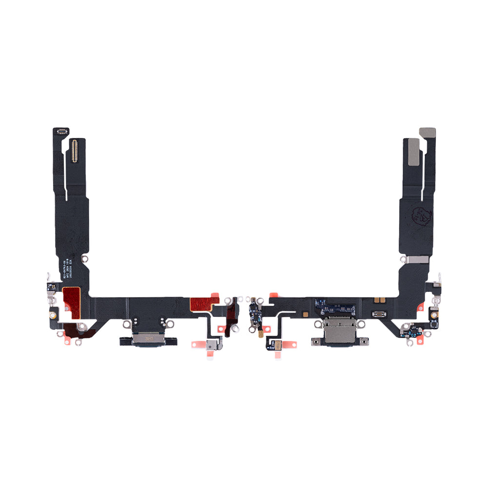 For Apple iPhone 16 Systeem Opladende Flex Zwart Getrokken