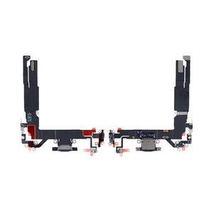 For Apple iPhone 16 Systeem Opladende Flex Zwart Getrokken
