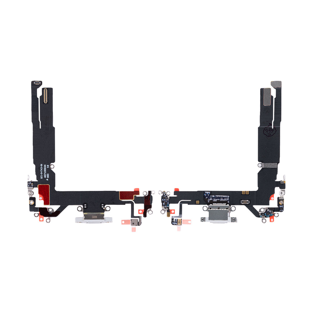 For Apple iPhone 16 Systeem Opladen Flex Wit Getrokken