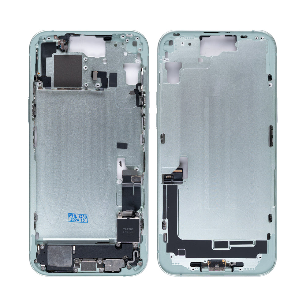 For Apple 15 Plus middenframe groen OEM