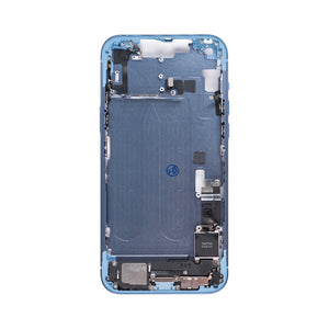 For Apple 14 Plus middenframe blauw OEM