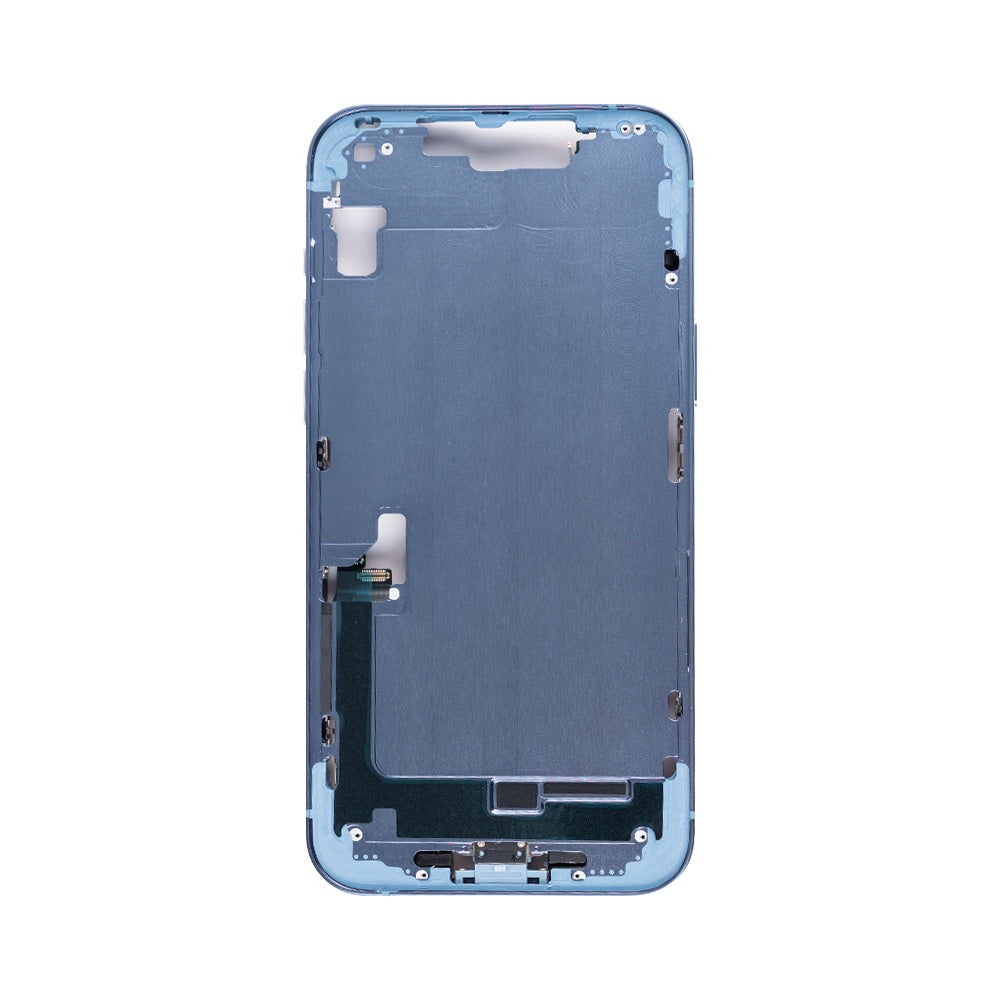 For Apple 14 Plus middenframe blauw OEM