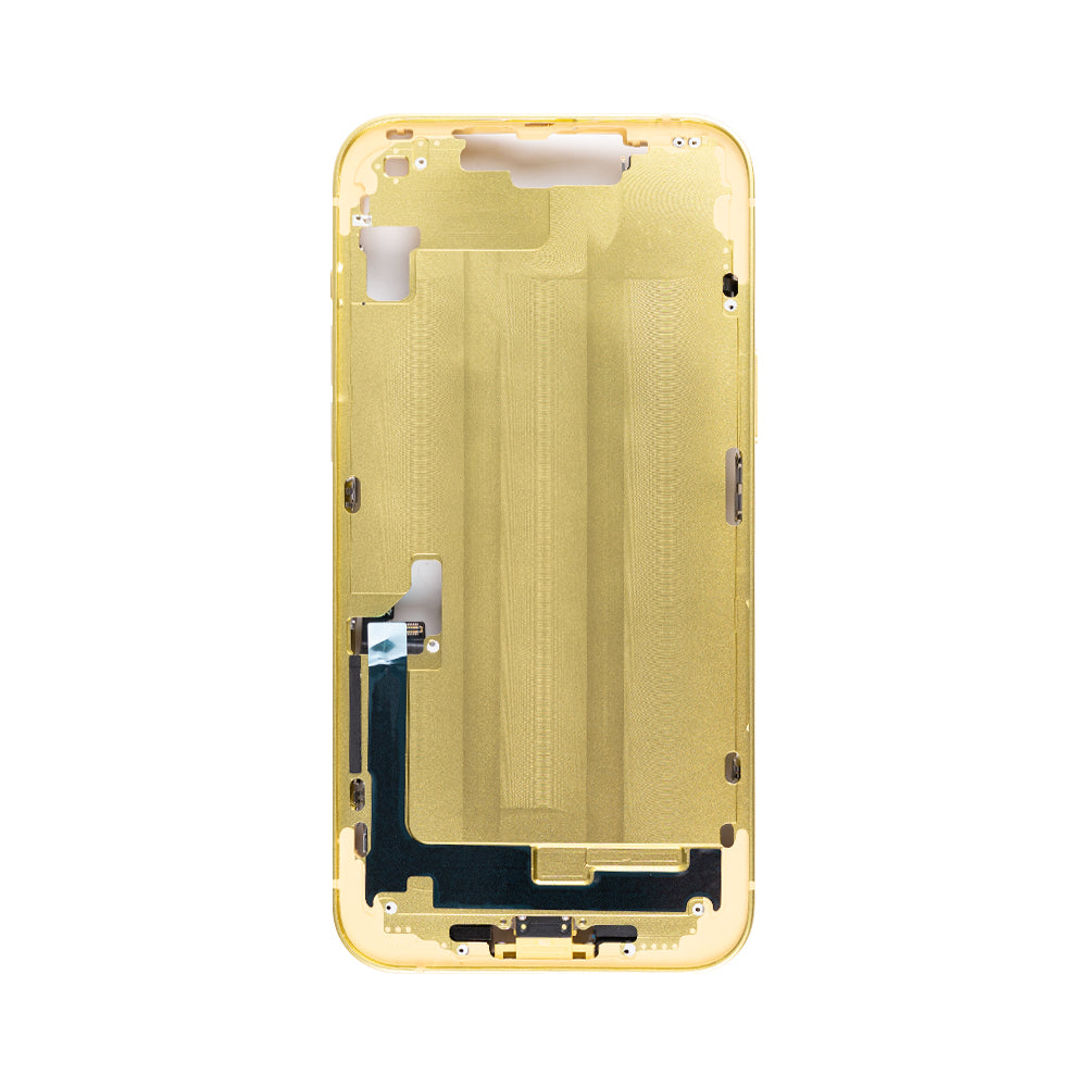 For Apple 14 Plus middenframe geel OEM
