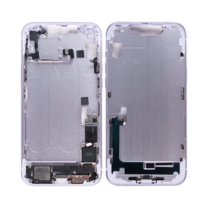 For Apple 14 Plus middenframe paars OEM