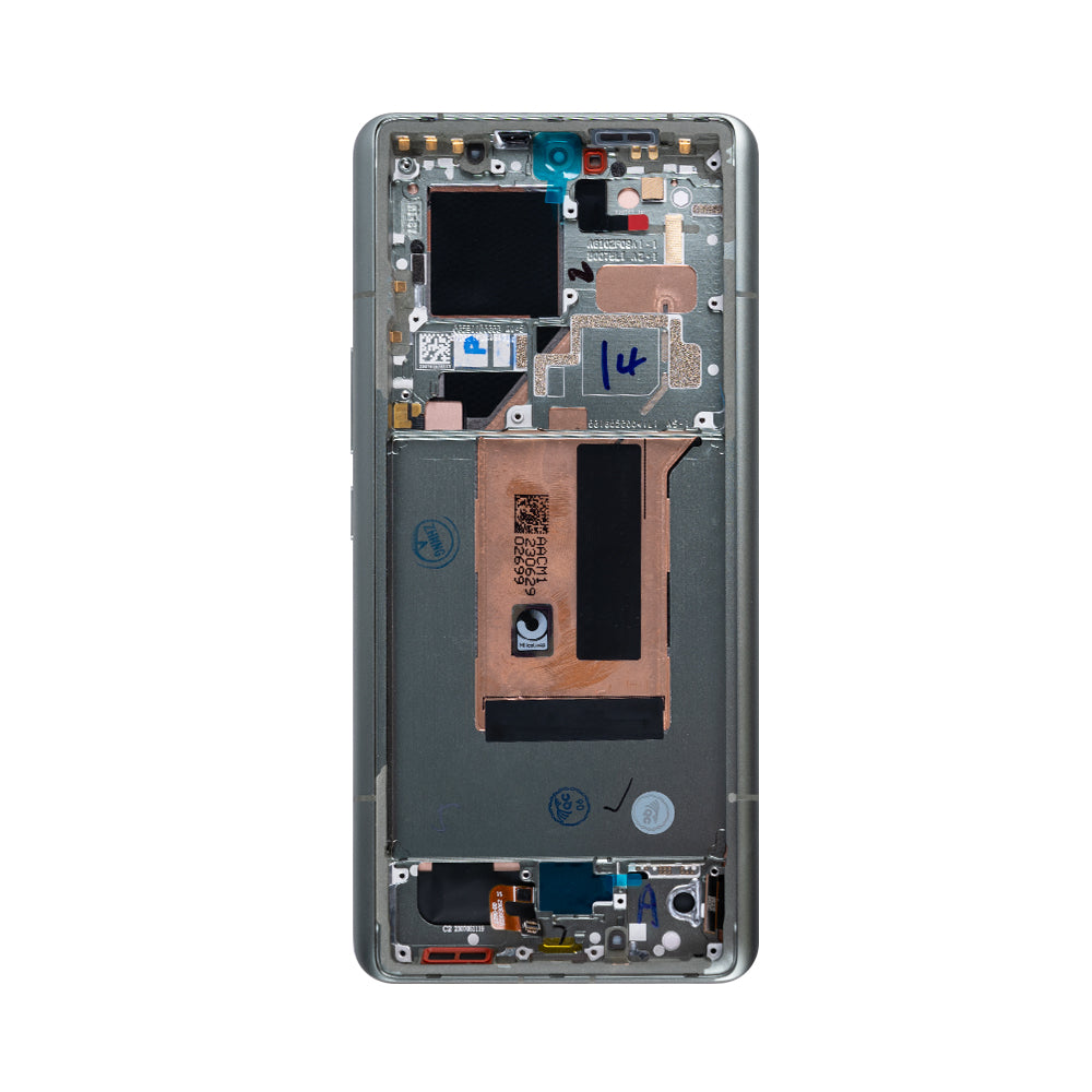 Xiaomi 13 Ultra-scherm en digitizer met frame olijfgroen OEM