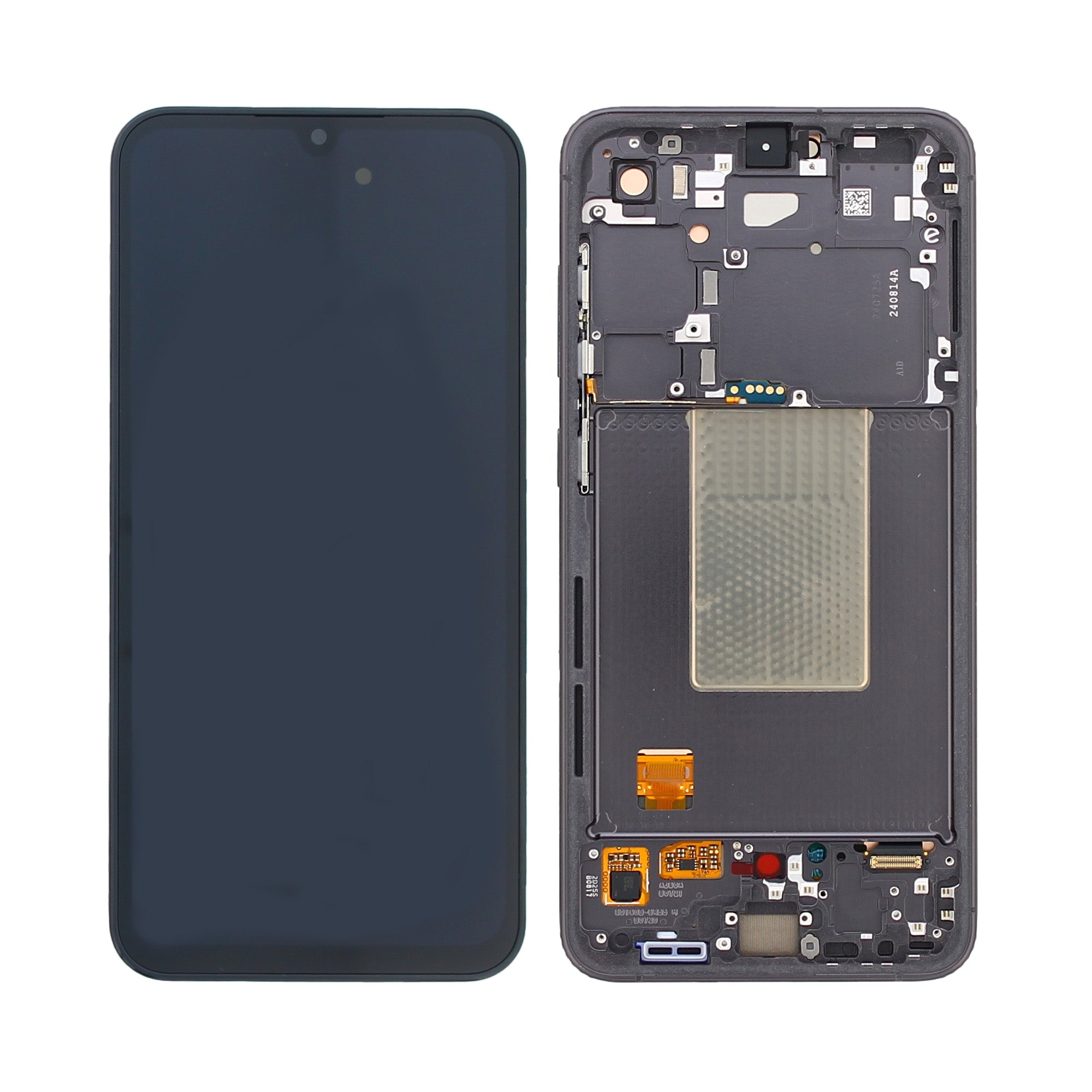 Samsung Galaxy S24 FE S721B Beeldscherm en Digitizer met Frame Zwart Service Pack