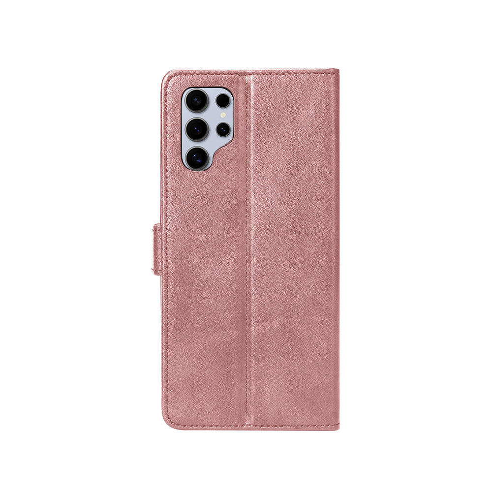 Rixus Boekhoesje Voor Samsung Galaxy S25 Ultra Roze