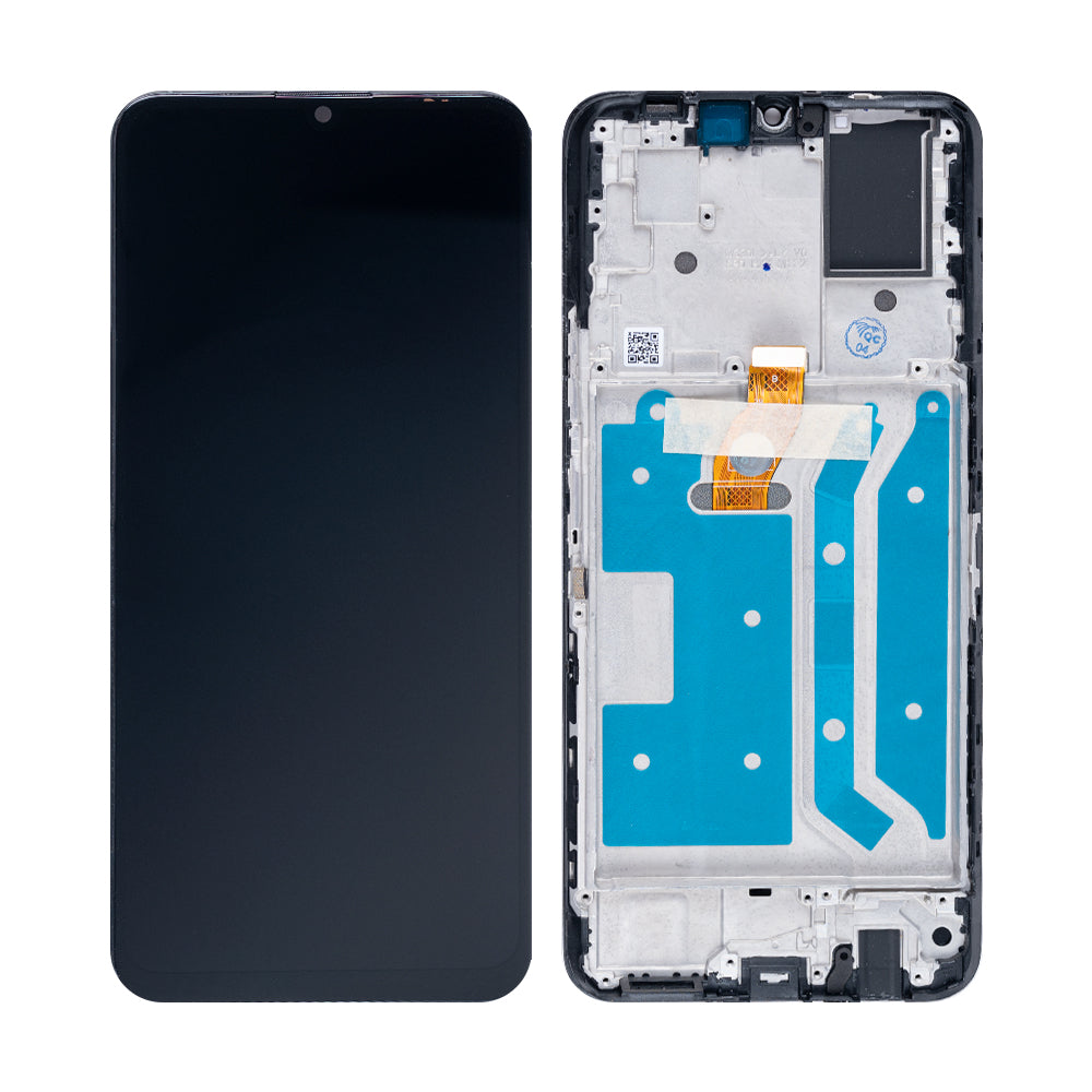 Honor X7-scherm en digitizer met frame, zwart OEM