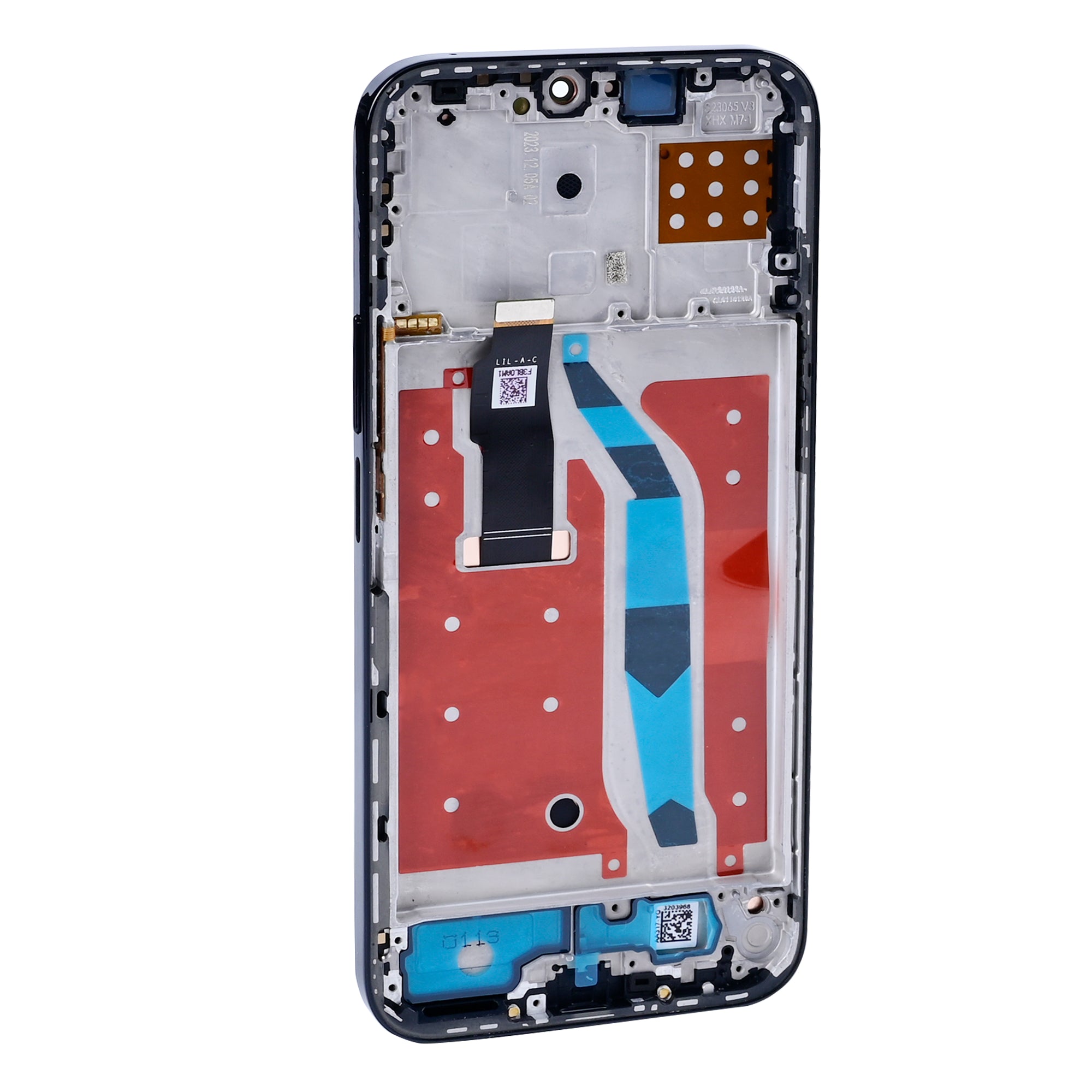 Honor 200 Lite, X8b, X50i Plus display en digitizer met frame zwart OEM